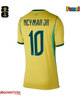 Brazilia Neymar Jr #10 Echipament de Fotbal Replică Mondial 2026 Femei Acasa Brazilia Neymar Jr #10 Echipament de Fotbal Replică Mondial 2026 Femei Acasa